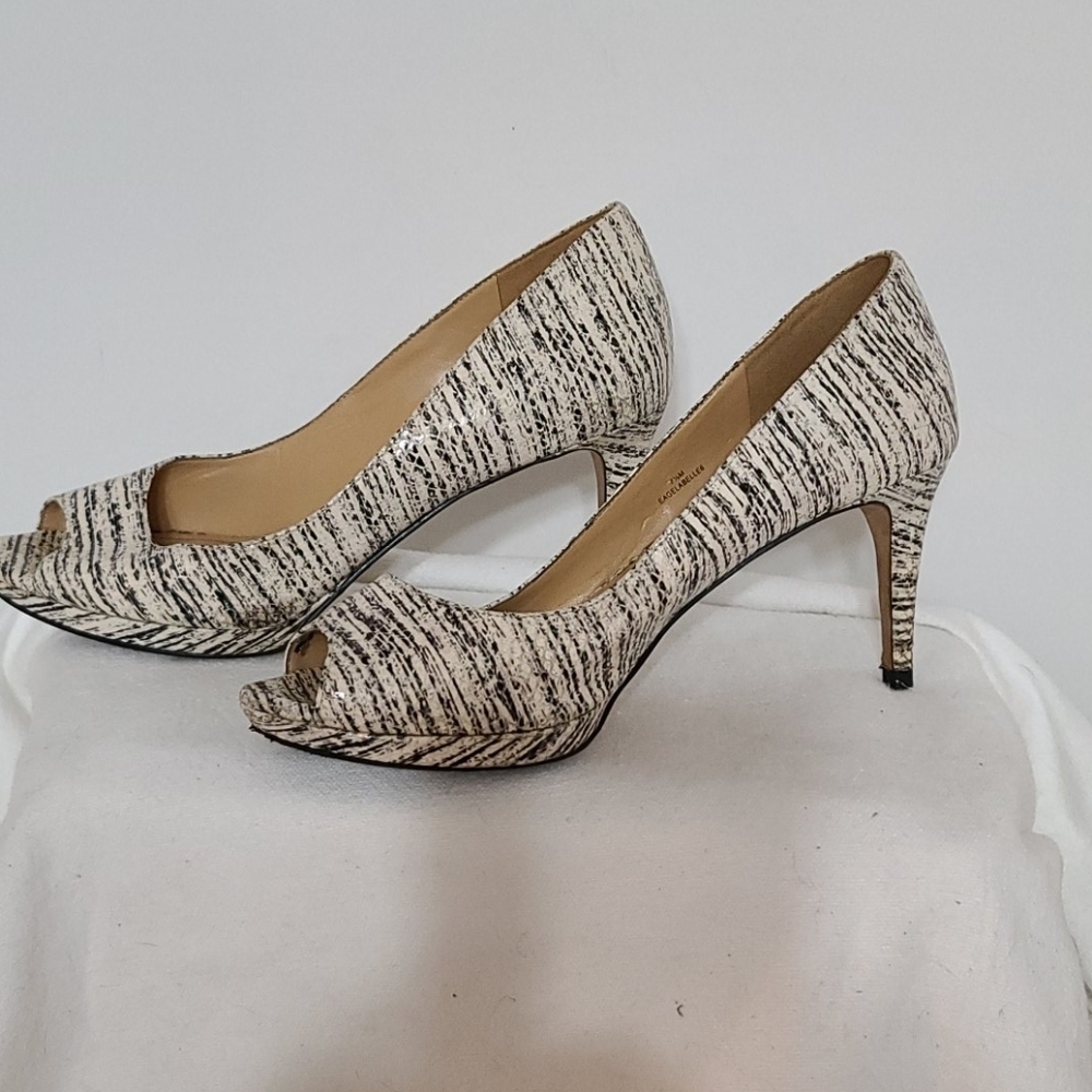 Enzo Angiolini peep toe pumps size 7 1/2 - Picture 9 of 12